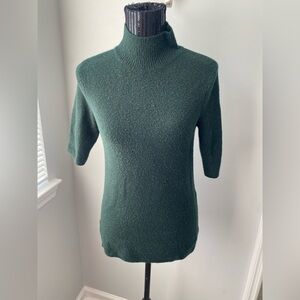 Dark Green Turtleneck Sweater